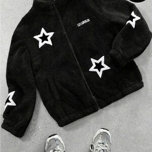 Los Angeles Black Star Fleece Jacket